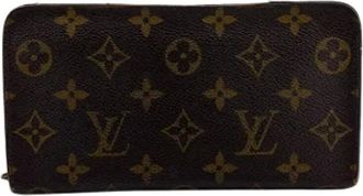 Louis Vuitton Pre-owned Wallets, female, Brown, Size: ONE SIZE Pre-owned Canvas Wallet