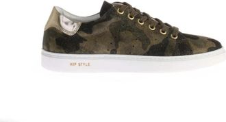 Hip Stijlvolle damessneaker - Dames - Sneakers - Groen - 40 EU - Schoenen