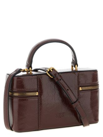 Pinko Vanity Top Handle Bag - Burgundy