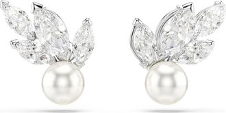 Swarovski Ginger Oorbellen - Dames - Accessoires - Wit - Maat: ONE Size