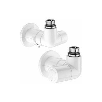 Caleffi V&aacute;lvulas High-style Para Radiadores Toalleros Caleffi 4003-4004 Derecho - Blanco