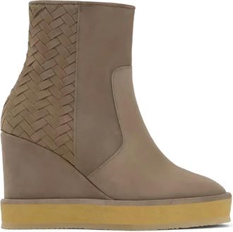 Castaner Stivali Brelia con zeppa 100mm - Toni neutri