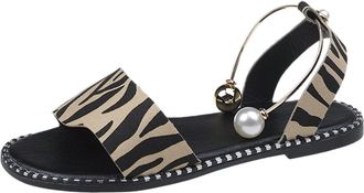 Generic Beach shoes, womens sandals, summer shoes, womens flat glitter, round toe summer sandals, non-slip, casual, breathable sandals, womens sandals, casual