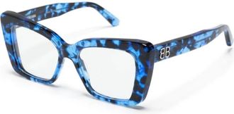 Balenciaga Optisch Montuur - Dames - Brillen - Blauw - 52 MM - Accessoires