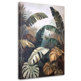 Feeby Impresi&oacute;n De Imagen Hojas De Monstera Selva Naturaleza 70x100