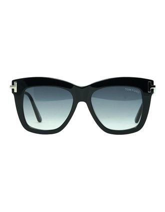 Tom Ford Womens Tom Ford Dasha Ft0822 01B Black Sunglasses - Size: ONE size