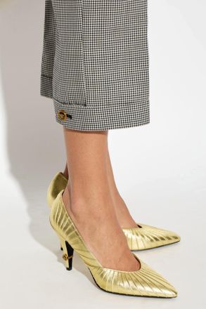 Versace Heeled Shoes Gianni, Womens, Gold