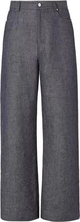 Fendi Lange Jeans - Heren - Loose Fit Jeans - Blauw - W31 - Katoen - Jeans