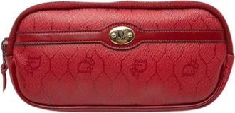 Dior Pre-owned Clutches, female, Red, Size: ONE SIZE Pre-owned Pouch