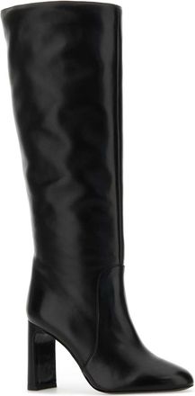 Stuart Weitzman Womens Babette Boot Black Nappa Leather