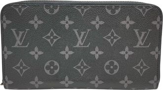 Louis Vuitton Monogram Eclipse Black Monogram Eclipse Long Wallet (Bi-Fold) (Pre-Owned)