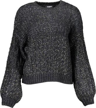 Desigual Truien & Vesten, Dames, Zwart, S, Polyester, Polyester Trui