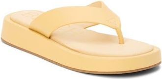 Matisse Footwear Mallorca Platform Flip Flop in Butter at Nordstrom, Size 10