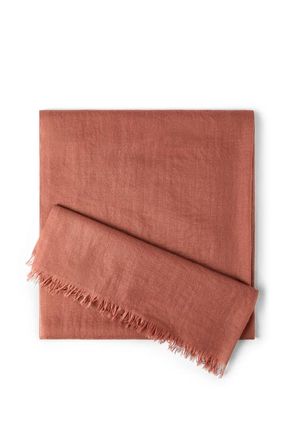Brunello Cucinelli Cashmere and silk scarf in Orange at Nordstrom