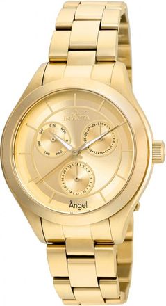 Invicta Angel Multi-Function Gold Dial Ladies Watch 21694