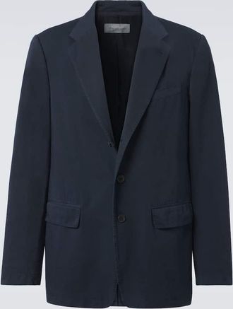 Dries Van Noten Blazer in cotone con ricamo