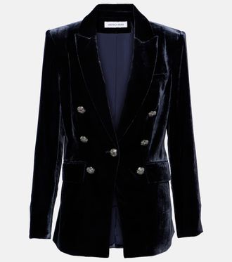 Veronica Beard Jacke Gaya Dickey aus Samt