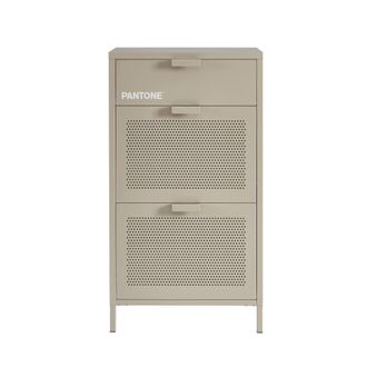 Pantone Mueble zapatero metal taupe 55cm
