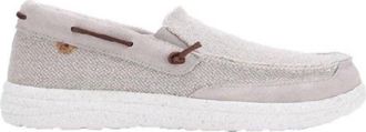 Lamofootwear Mens Calvin Slip-On Boat Shoe In Beige