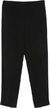 Simona Corsellini Straight Broeken - Dames - Straight fit broeken - Zwart - M - Broeken