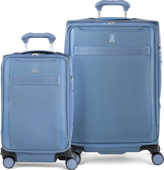 Travelpro Versapack + Softside Carry On & Medium Spinner Luggage Set in Elemental Blue at Nordstrom