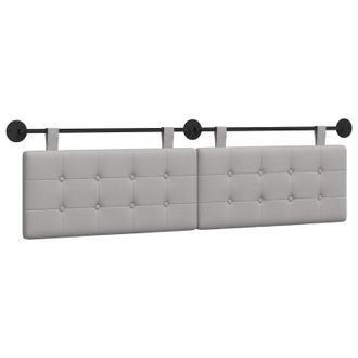 vidaXL Cabecero Colgante Gris Nube Tela Vidaxl