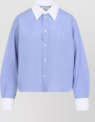 Celine cropped shirt