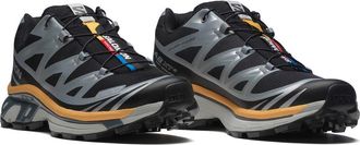 Salomon Gender Inclusive XT-6 Sneaker in Black/Silver/Warm Apricot at Nordstrom, Size 12.5 Womens
