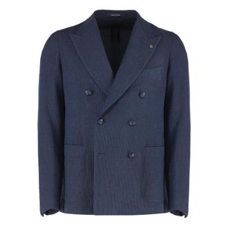 Tagliatore Jassen, Heren, Blauw, L, Jassen