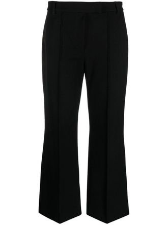 Max Mara flared cropped trousers - Black