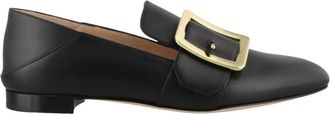 Bally Ladies Janelle Black Leather Loafers, Brand Size 39 ( US Size 8.5 )