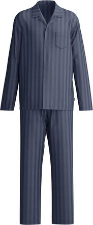 CALIDA Relax Lux Pyjama - Heren - Pyjama - Blauw - XL - Katoen - Nachtkleding