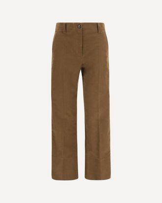 Brunello Cucinelli Stretch cotton cigarette Pants Female 40