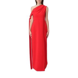 Solace London Irina Empire Dress - Dresses - Mujer - Rojo - M