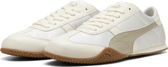 Puma Sneaker PUMA BELLA UT FC, Damen, Gr. 41, beige (warm wei&szlig;, pebble gray), Textil, mehrfarbig, Schuhe Sneaker, f&uuml;r Alltag, mit Schn&uuml;rung, Laufsohle aus 