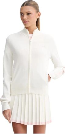 Guess Gabry Ritssluiting Vest - Dames - Vesten - Beige - L - Truien & Vesten