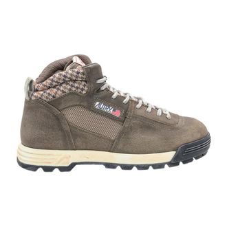 Autry Malga Mid - Heren - Veterlaarzen - Grijs - 40 EU - Leer - Schoenen