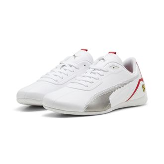 Puma Neo Cat 2.0 Scuderia Ferrari Automobiles Sports Shoes, White Aged Silver Gray, 8.5 UK