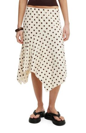 Cotton On Womens Sandy Midi Skirt in Eden Polka Dot at Nordstrom, Size Xxx-Small