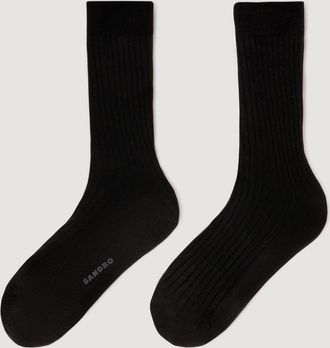 Sandro Fine silk socks