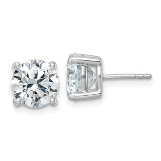 Diamond2Deal 14k Gold 5 ctw Lab Grown Diamond Stud Earrings
