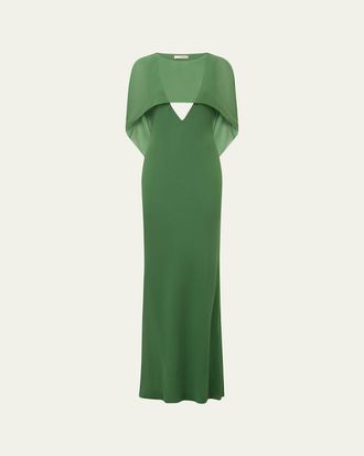Et Ochs Reese Draped Cutout Mermaid Gown