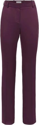 Nina Ricci Pantalones rectos - Trousers - Mujer - P&uacute;rpura - M