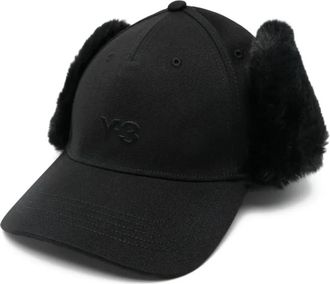 Yohji Yamamoto trim-detail baseball cap - Black