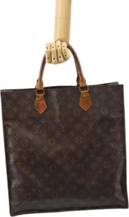 Louis Vuitton Pre-owned Tote Bags, female, Brown, Size: ONE SIZE Pre-owned Canvas Tote Bag