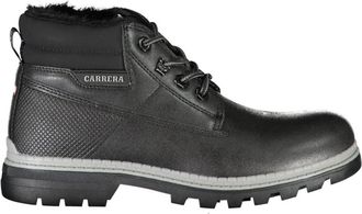 Carrera Zwarte Dames Veterschoen met Contrastdetails - Dames - Veterlaarzen - Zwart - 38 EU - Schoenen