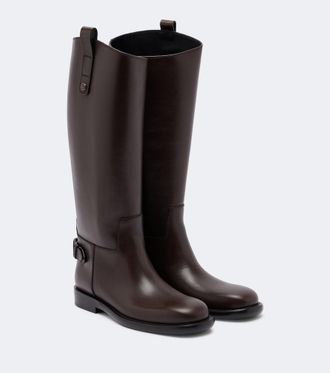 Burberry Botas altas Cavalier de piel