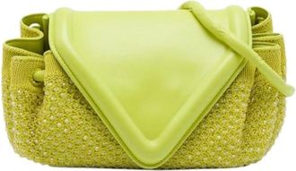 Bottega Veneta Borsa Mini Uncinetto Pre-owned - - Pre-owned - Donna - Verde - ONE SIZE