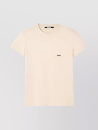 Jacquemus crewneck short sleeve straight fit top