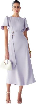Willa Bessi Midi Dress in Dusty Lilac at Nordstrom, Size 4